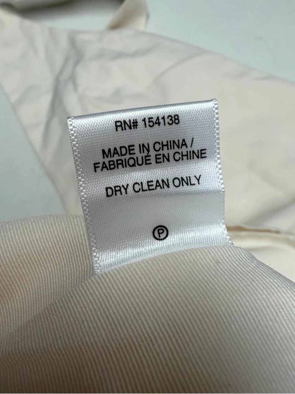 STAUD Cream Bow-Detail Mini Dress size small